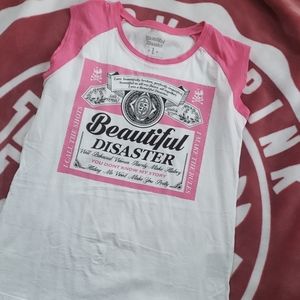 IDcommerce Queen of Disaster Womens T-Shirt Medium Gray IDcommerce Queen of Disaster Womens T-Shirt Medium Gray